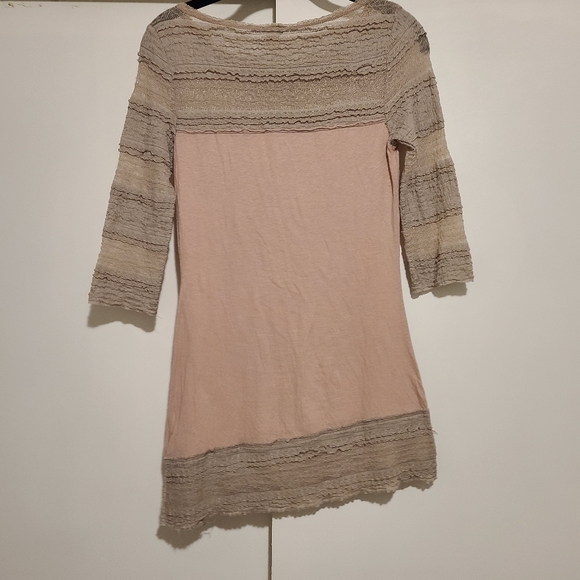 We the free lace graphic dark forest horizons edge of twilight top - Picture 4 of 7